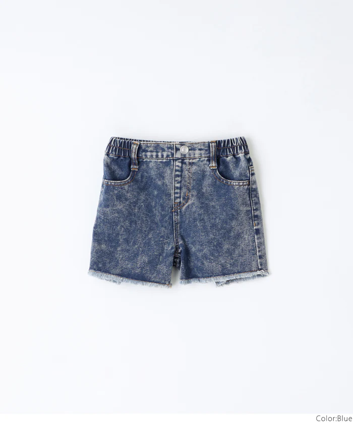 WEB限定セール★1690円→990円 フリンジデニムショートパンツ キッズ メール便不可 - Image 16
