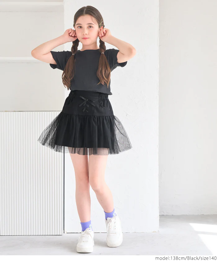 WEB限定セール ★1990円→550円チュールショートパンツ キッズ メール便不可 - Image 2