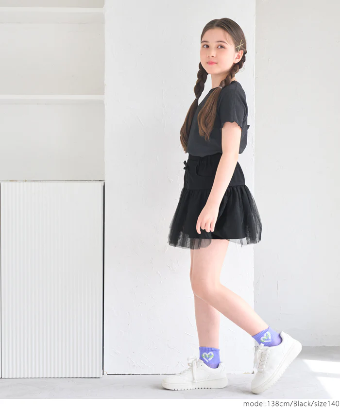 WEB限定セール ★1990円→550円チュールショートパンツ キッズ メール便不可 - Image 3