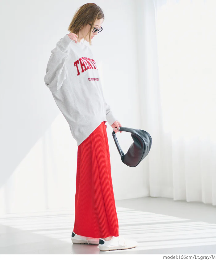 セール★1490円→990円 ビッグシルエットロングTシャツ レディース メール便不可 - Image 14