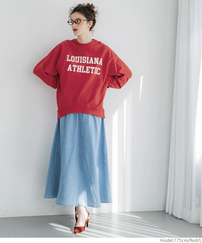 セール★1490円→990円 ビッグシルエットロングTシャツ レディース メール便不可 - Image 18