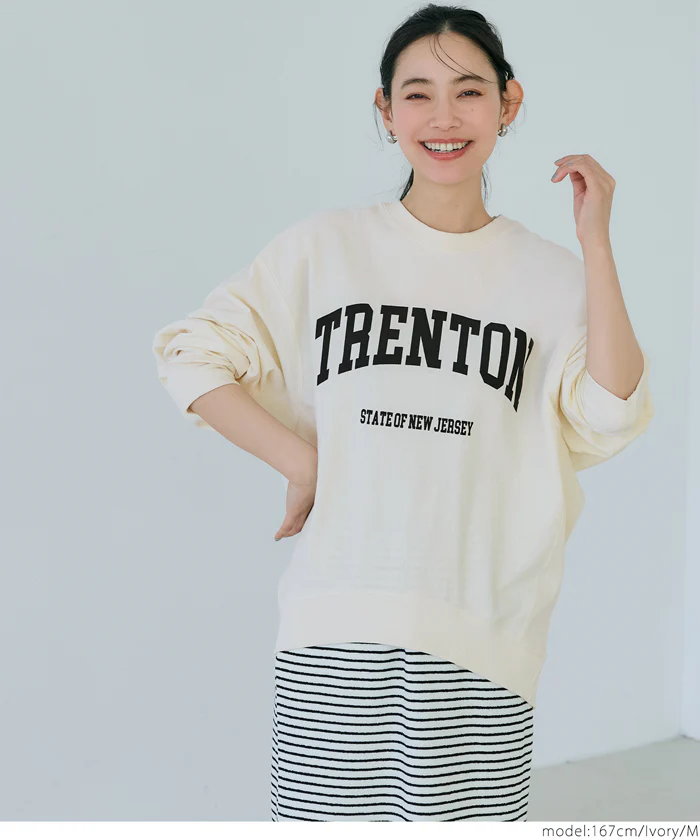 セール★1490円→990円 ビッグシルエットロングTシャツ レディース メール便不可 - Image 5