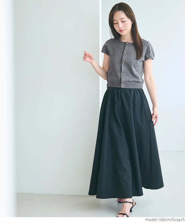 金ボタンニットトップス レディース メール便不可 - Image 8
