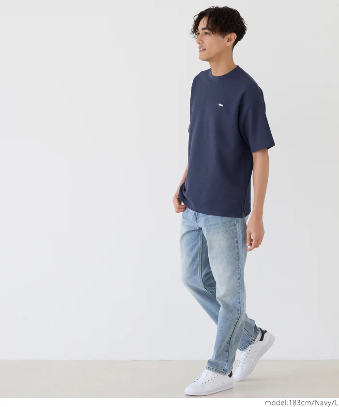 鹿の子ワンポイントTシャツ メンズ メール便不可 - Image 10