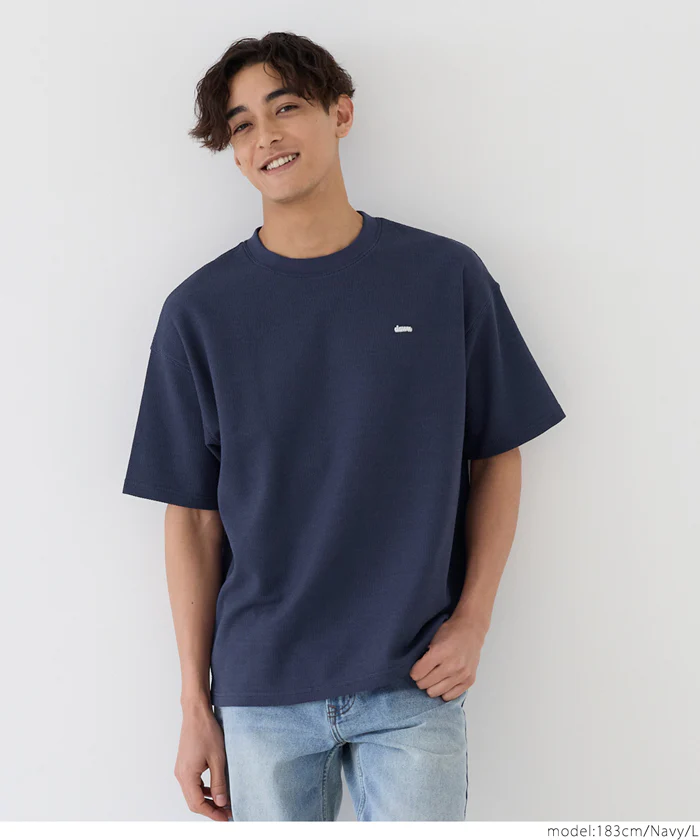 鹿の子ワンポイントTシャツ メンズ メール便不可 - Image 11
