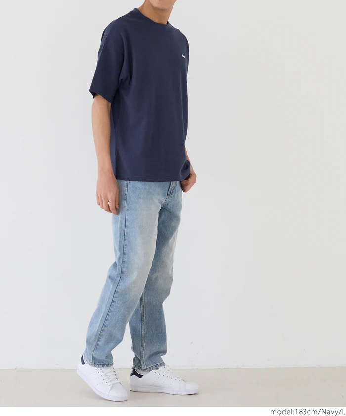 鹿の子ワンポイントTシャツ メンズ メール便不可 - Image 12