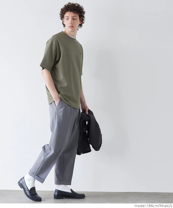 鹿の子ワンポイントTシャツ メンズ メール便不可 - Image 15