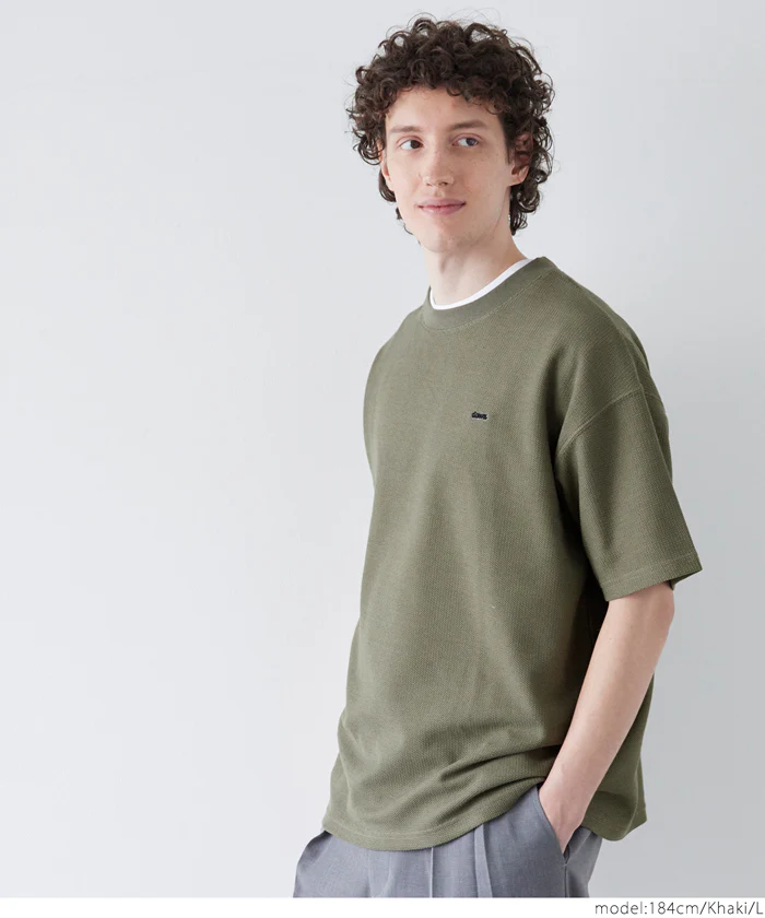 鹿の子ワンポイントTシャツ メンズ メール便不可 - Image 16