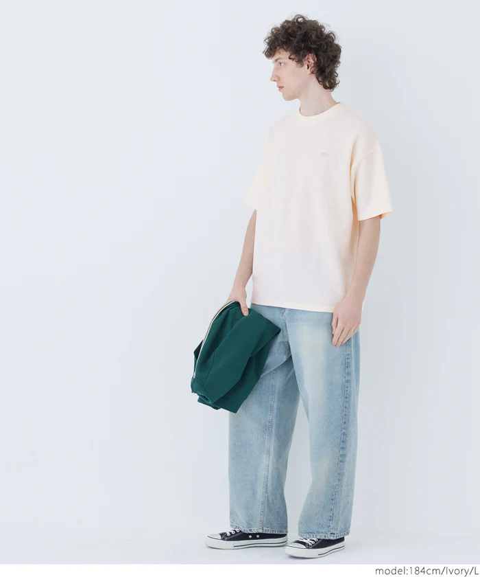 鹿の子ワンポイントTシャツ メンズ メール便不可 - Image 4