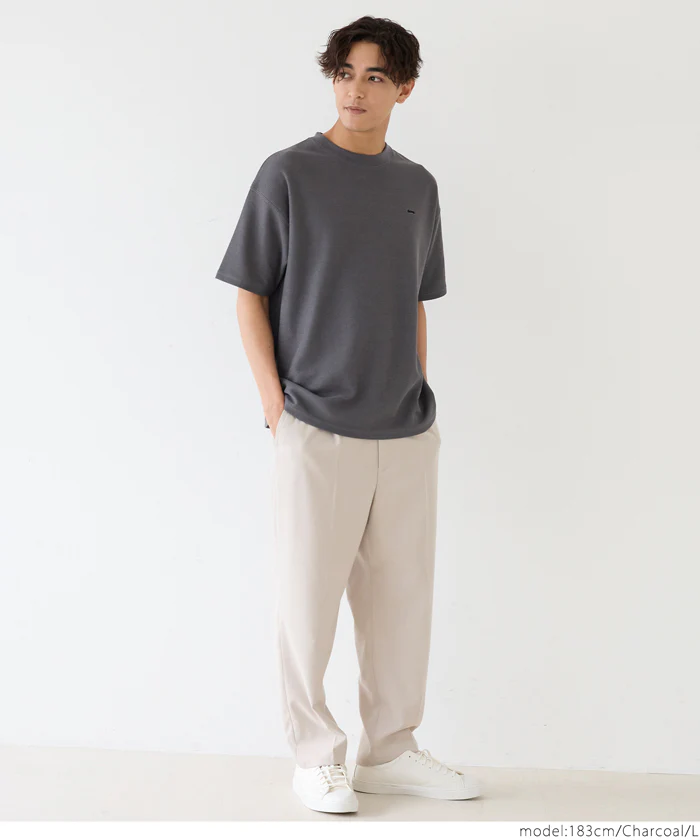 鹿の子ワンポイントTシャツ メンズ メール便不可 - Image 6