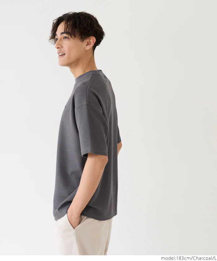 鹿の子ワンポイントTシャツ メンズ メール便不可 - Image 7