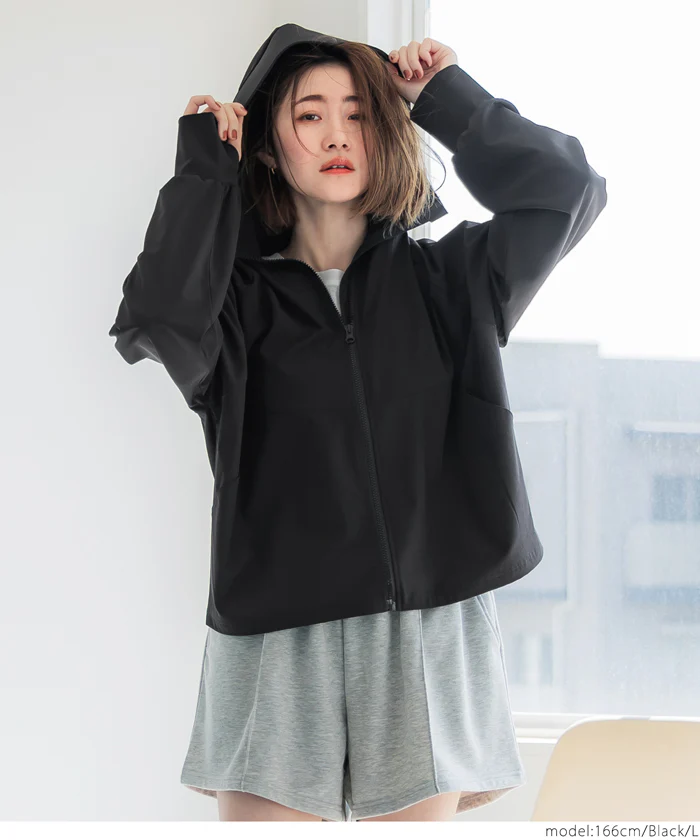 UVカットラグランパーカー レディース メール便不可 - Image 8