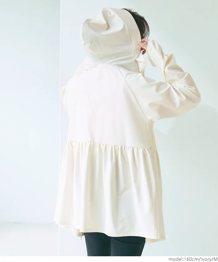 UVカットギャザーパーカー レディース メール便不可 - Image 14