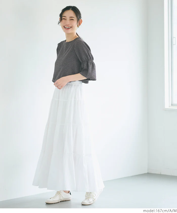 WEB限定セール ★1490円→990円シャーリング5分袖ブラウス レディース メール便不可 - Image 14