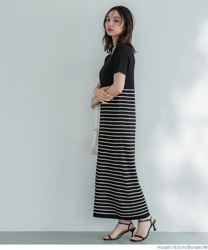 セール★2990円→2490円 ニットロングワンピース レディース メール便不可 - Image 3