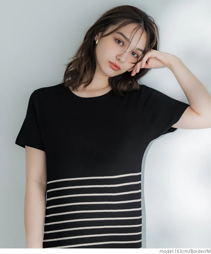セール★2990円→2490円 ニットロングワンピース レディース メール便不可 - Image 7