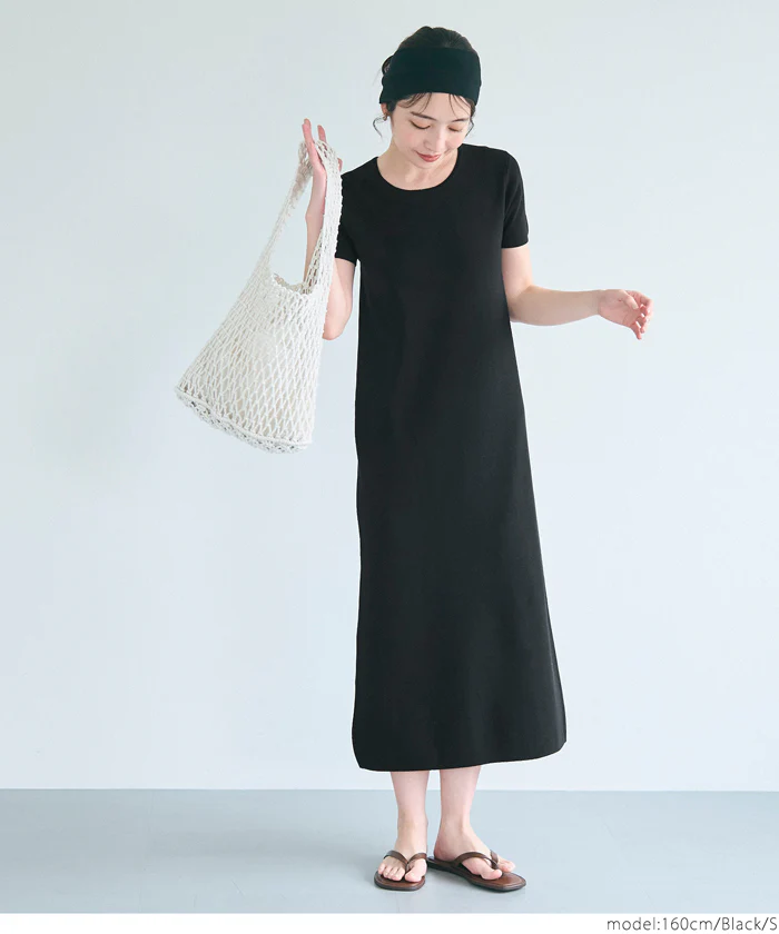 セール★2990円→2490円 ニットロングワンピース レディース メール便不可 - Image 8