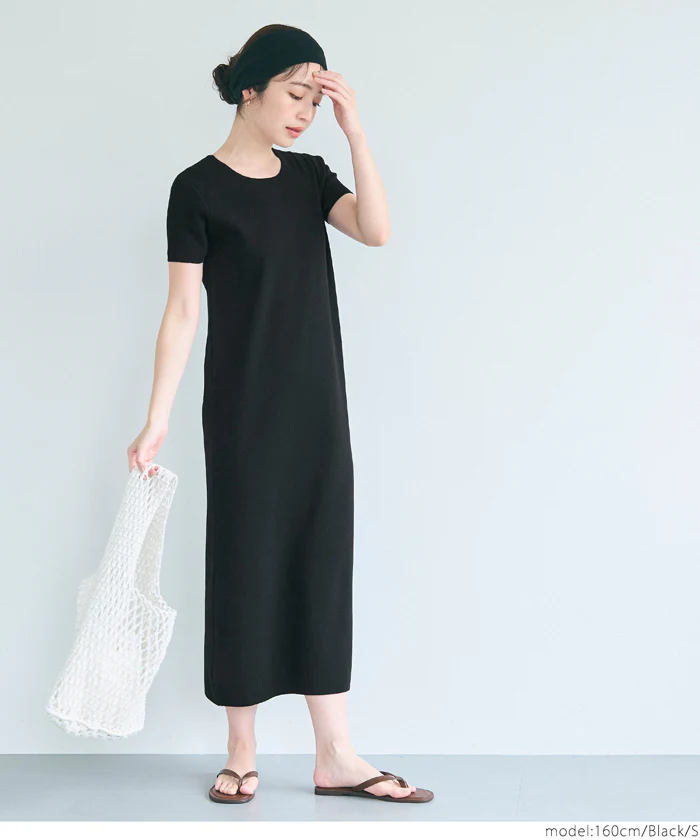 セール★2990円→2490円 ニットロングワンピース レディース メール便不可 - Image 9