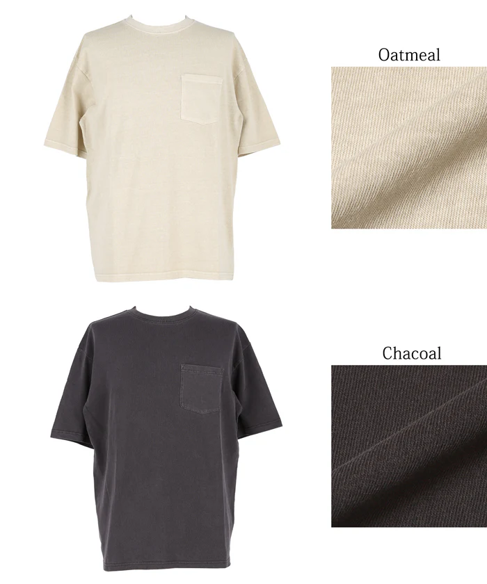 セール★1490円→990円 ピグメントポケットTシャツ メンズ メール便不可 - Image 13