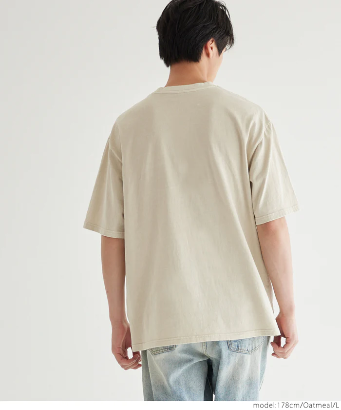 セール★1490円→990円 ピグメントポケットTシャツ メンズ メール便不可 - Image 3