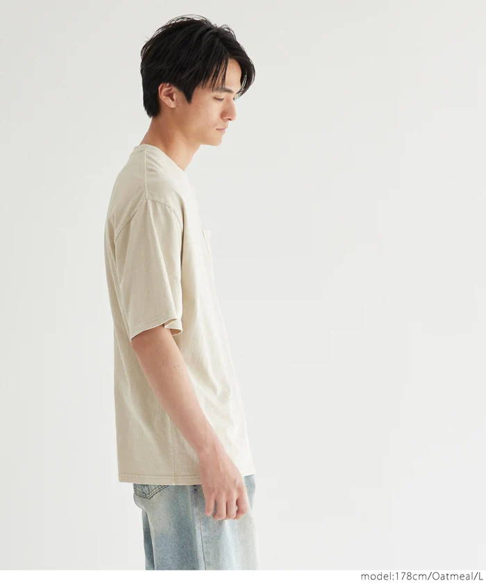 セール★1490円→990円 ピグメントポケットTシャツ メンズ メール便不可 - Image 4