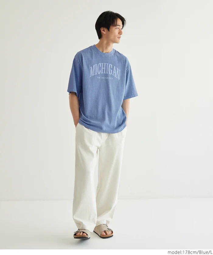 セール★1490円→990円 ピグメントアソートプリントTシャツ メンズ レディース メール便不可 - Image 14