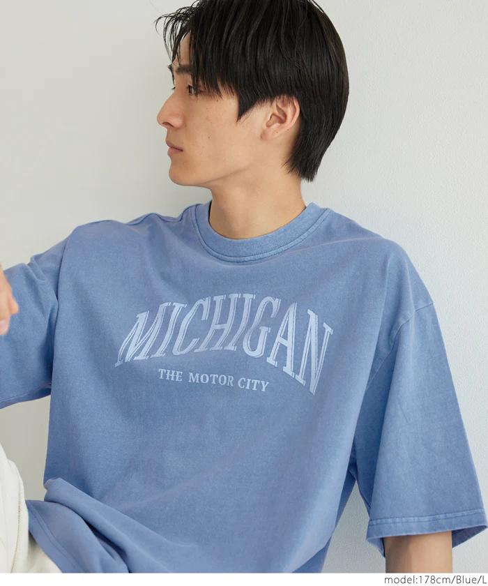 セール★1490円→990円 ピグメントアソートプリントTシャツ メンズ レディース メール便不可 - Image 17