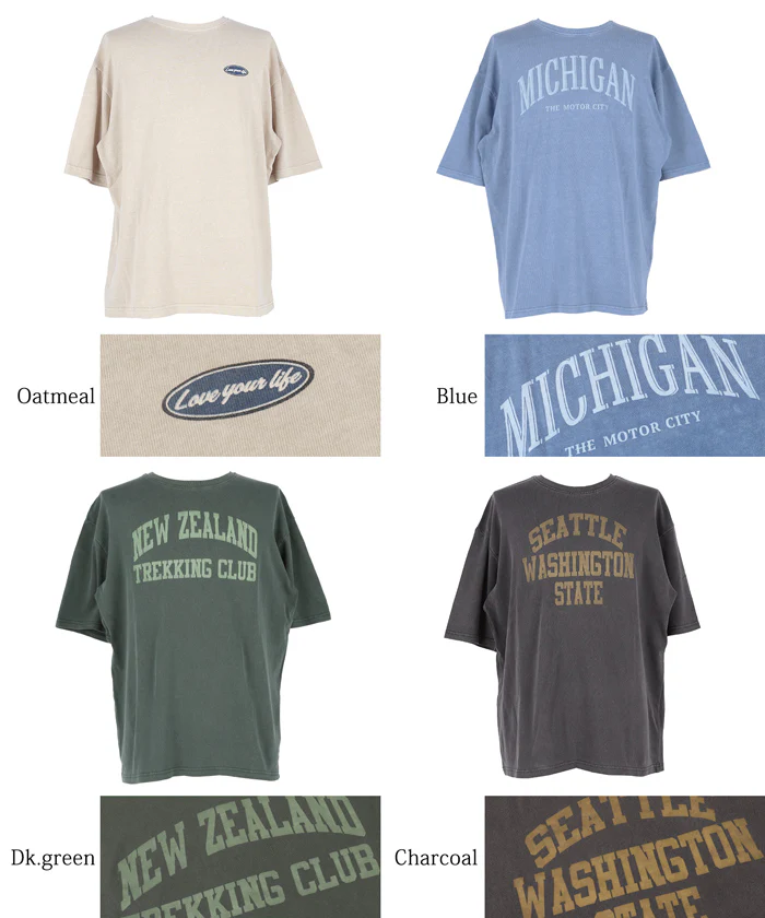 セール★1490円→990円 ピグメントアソートプリントTシャツ メンズ レディース メール便不可 - Image 19