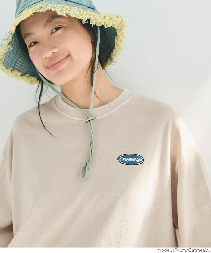 セール★1490円→990円 ピグメントアソートプリントTシャツ メンズ レディース メール便不可 - Image 9