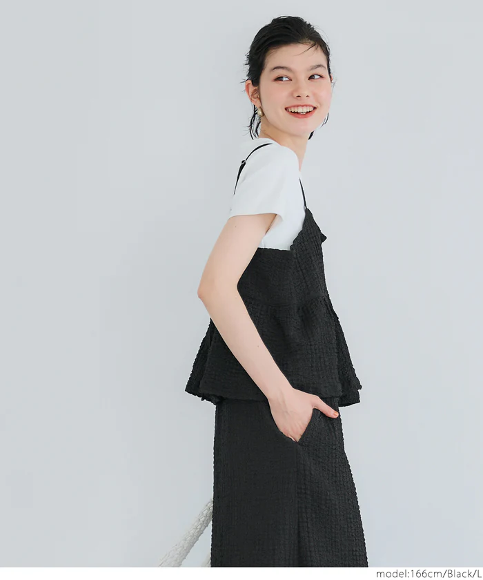 セール★2690円→990円 クロスシャーリングペプラムワンピース レディース メール便不可 - Image 8