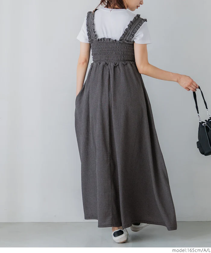 クレープシャーリングワンピース レディース メール便不可 - Image 17