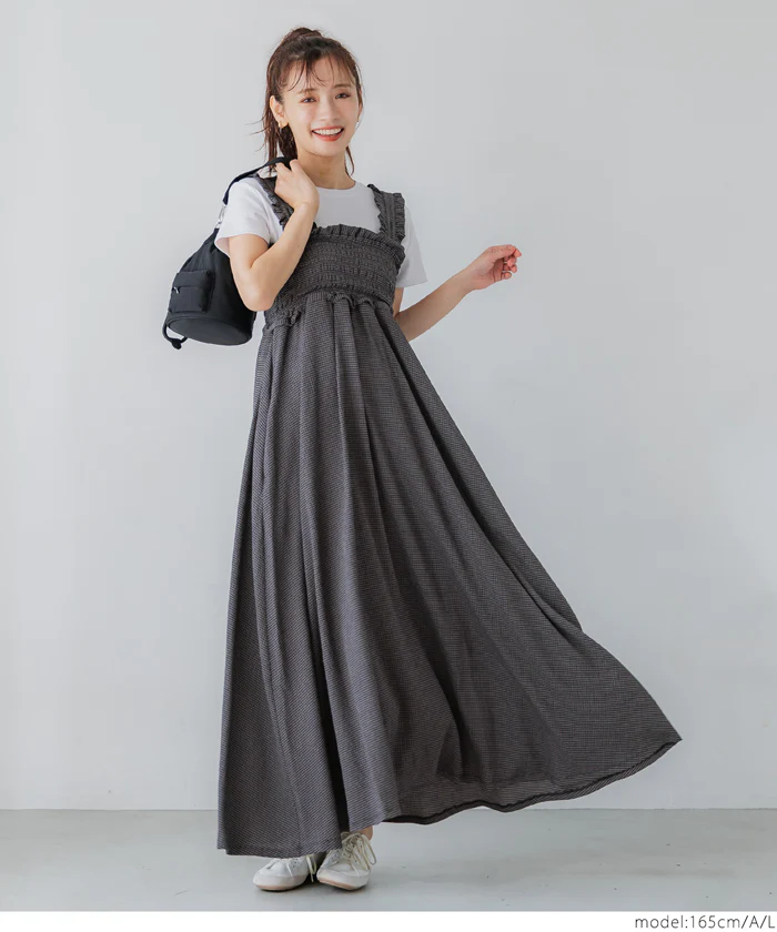 クレープシャーリングワンピース レディース メール便不可 - Image 18