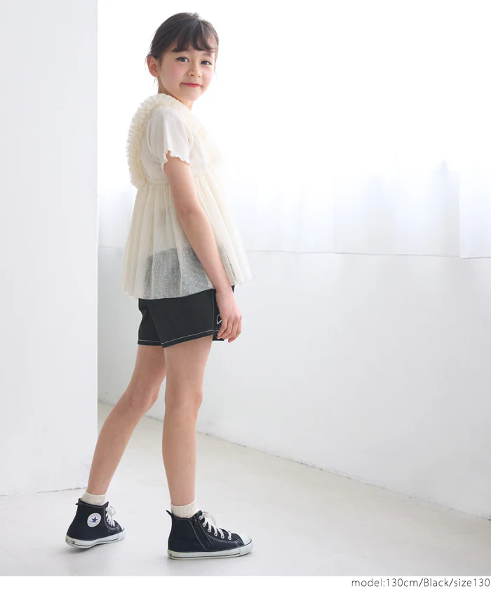デニムハートショートパンツ キッズ メール便不可 - Image 11