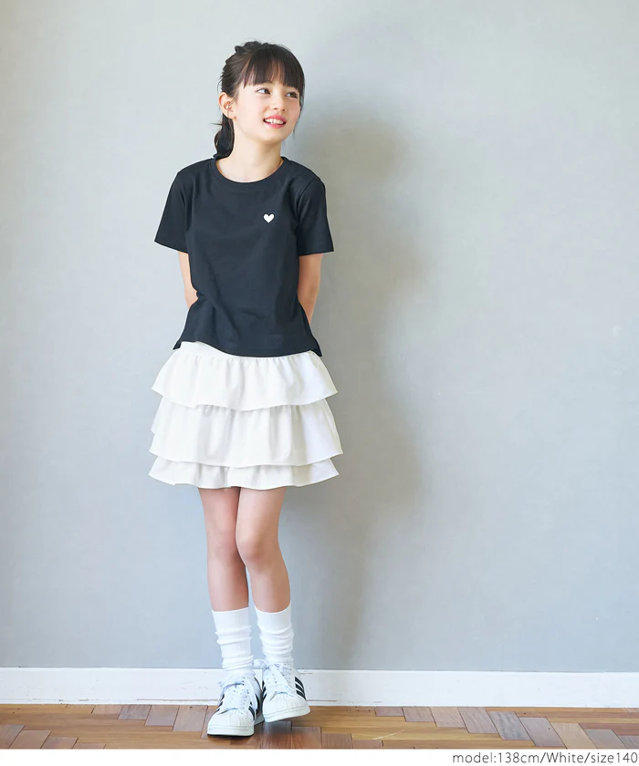 セール★1690円→990円 ティアードスカート キッズ メール便不可 - Image 5
