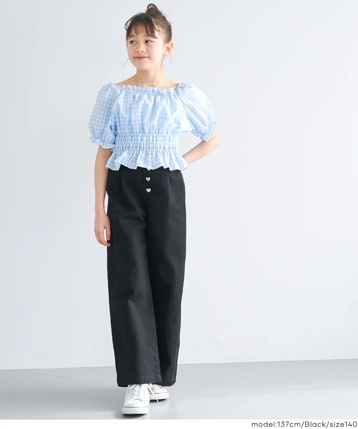 ハートボタンパンツ キッズ メール便不可 - Image 13