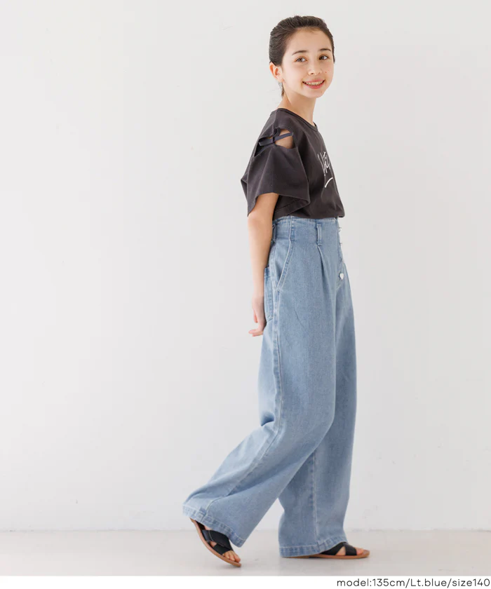 ハートボタンパンツ キッズ メール便不可 - Image 3