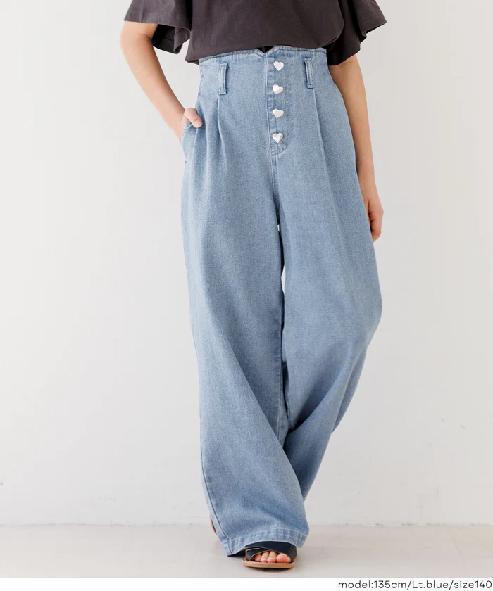 ハートボタンパンツ キッズ メール便不可 - Image 4