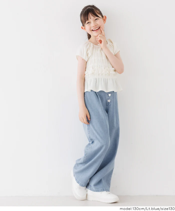 ハートボタンパンツ キッズ メール便不可 - Image 6