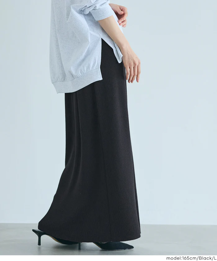 セール★2490円→990円とろみリブニットスカート レディース メール便不可 - Image 13