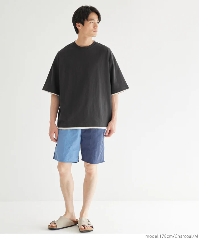 セール★1690円→990円 ヘビーウェイトレイヤード風Tシャツ メンズ メール便不可 coca コカ - Image 4
