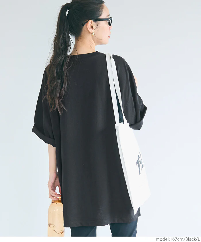 ヘビーウェイトロングビッグTシャツ メンズ レディース メール便不可 - Image 11