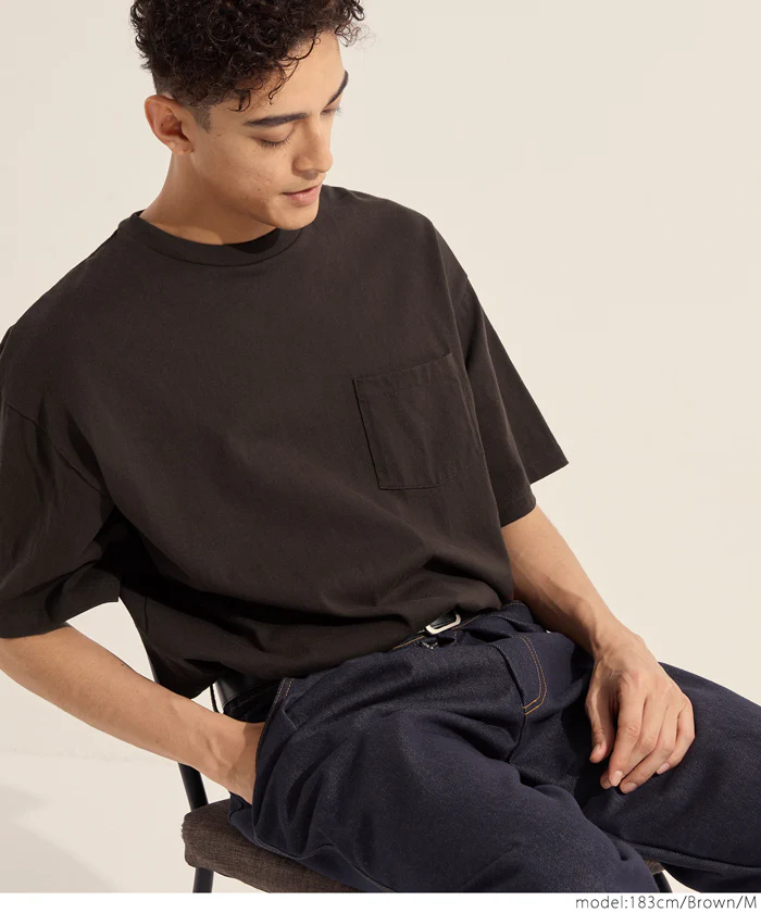 ヘビーウェイトロングビッグTシャツ メンズ レディース メール便不可 - Image 19