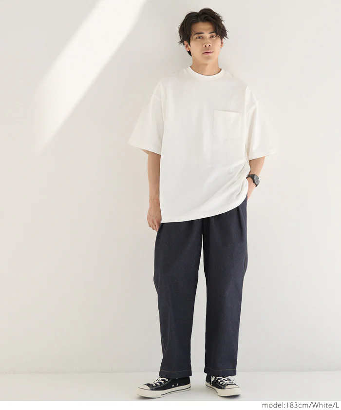 ヘビーウェイトロングビッグTシャツ メンズ レディース メール便不可 - Image 4