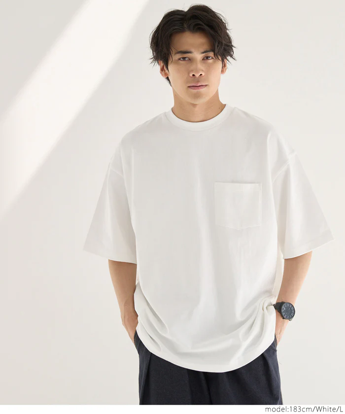 ヘビーウェイトロングビッグTシャツ メンズ レディース メール便不可 - Image 6