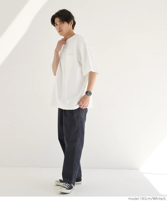 ヘビーウェイトロングビッグTシャツ メンズ レディース メール便不可 - Image 7