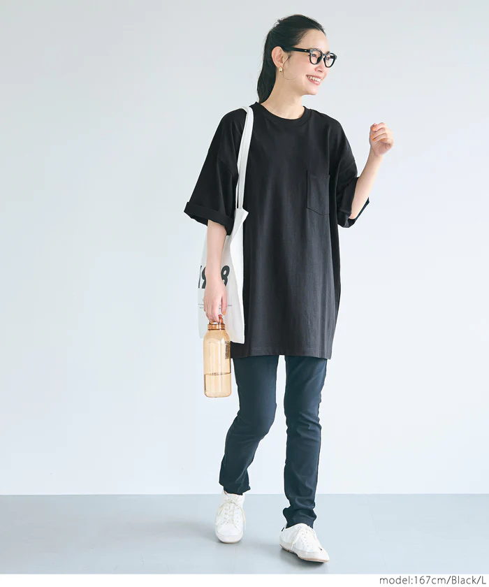 ヘビーウェイトロングビッグTシャツ メンズ レディース メール便不可 - Image 8