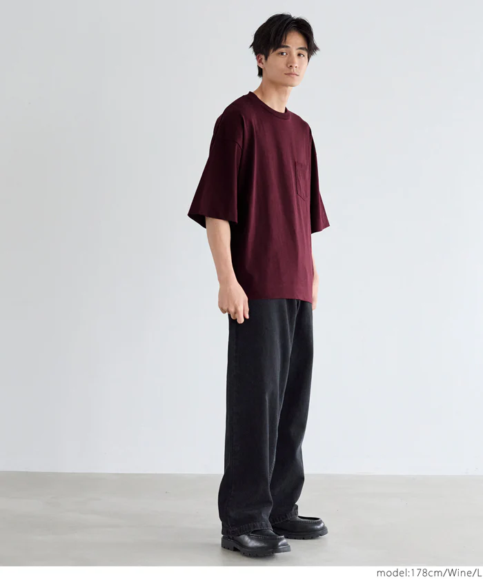 ヘビーウェイトポケット付きTシャツ メンズ レディース メール便不可 - Image 11