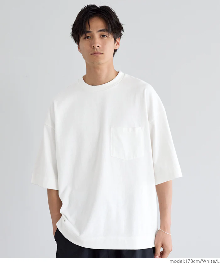 ヘビーウェイトポケット付きTシャツ メンズ レディース メール便不可 - Image 5