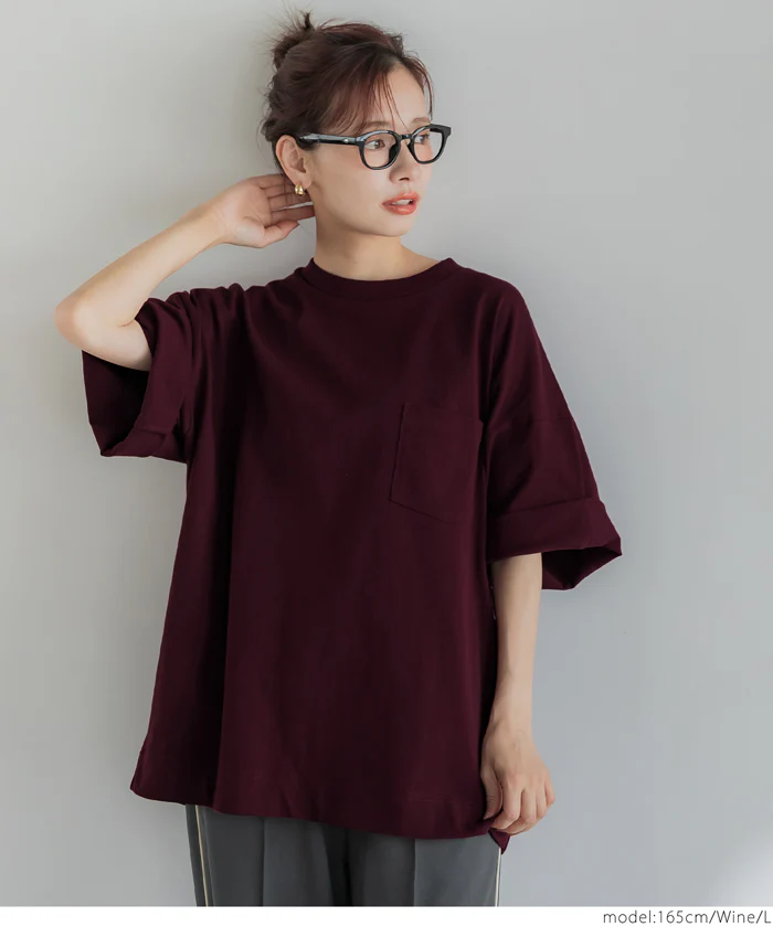 ヘビーウェイトポケット付きTシャツ メンズ レディース メール便不可 - Image 8