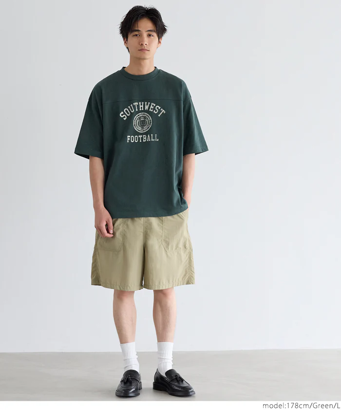 セール★1690円→1290円ヘビーウェイトプリントフットボールT メンズ メール便不可 - Image 15
